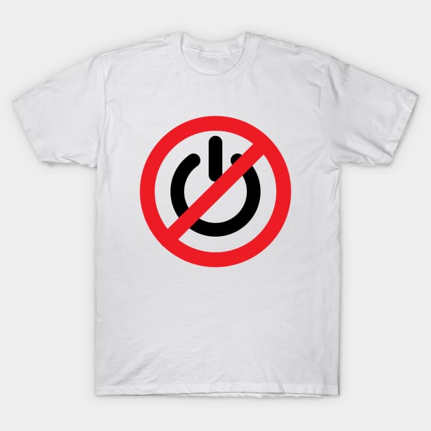 Unplug T-Shirt by eyeopening